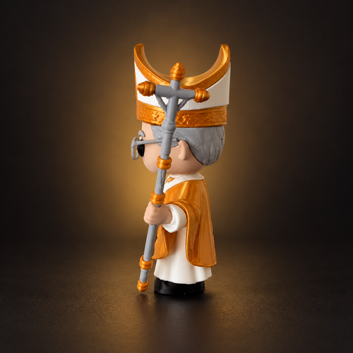 Art Toy Papa León XIV — Edición Estándar Dorada
